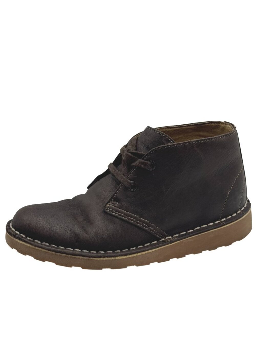 LL Bean Boots Women Size 6M Stonington Chukka Shoes Brown Leather Ankle 507145